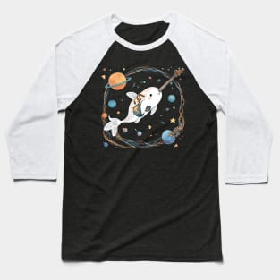 Guitar-whal Baseball T-Shirt